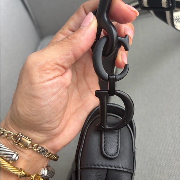 Dior Ultra Matte Mini Saddle Bag with Strap - Picture 3 of 7